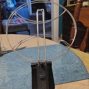 Silver and Black Wire Whisk